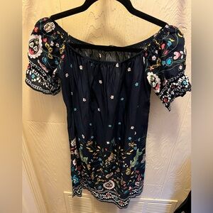 SHEIN Floral Short Sleeve Dress